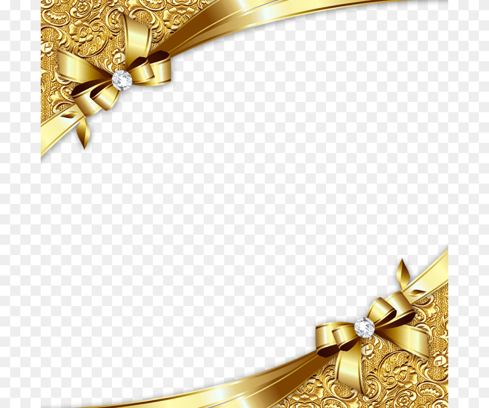 Golden Border Hd, Gold, Treasure, Accessories, Jewelry Free Transparent Png