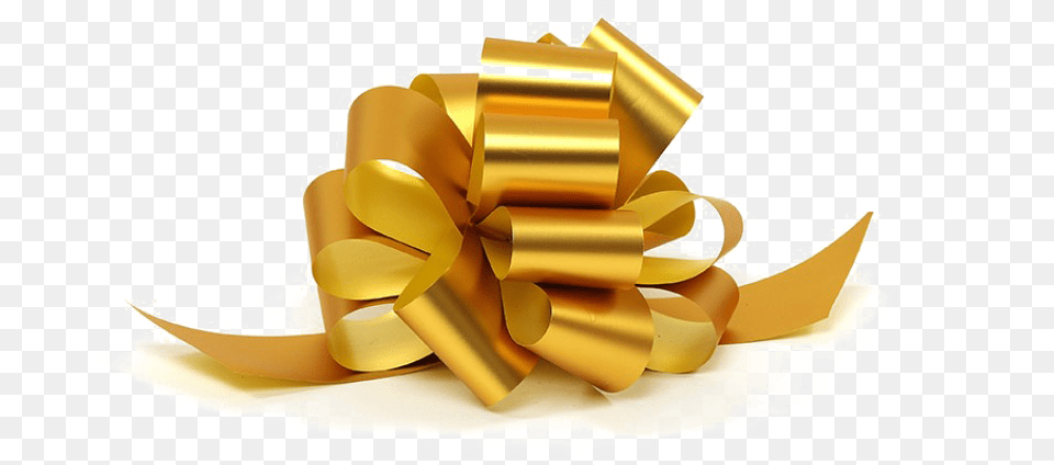 Golden Bow Ribbon Photo Golden Ribbon Bow, Gold, Medication, Pill, Treasure Png Image