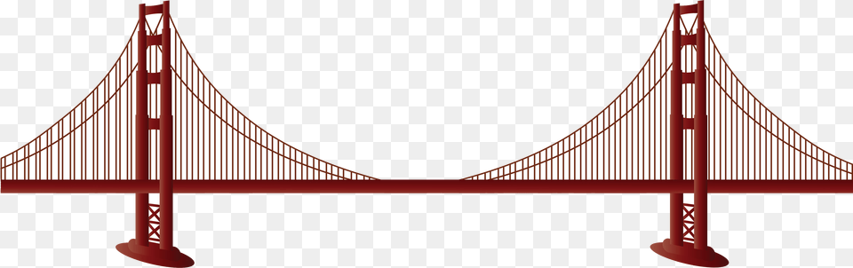 Golden Bridge Palace Of San Francisco Bridge Art, Suspension Bridge Png