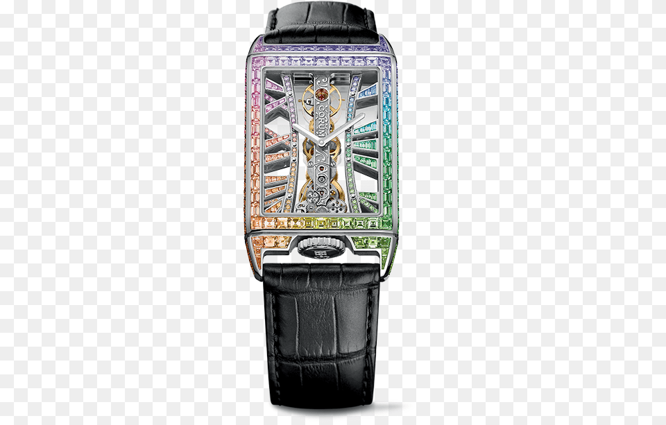 Golden Bridge Rectangle Corum Watch Golden Bridge Rectangle Cor, Arm, Body Part, Person, Wristwatch Png