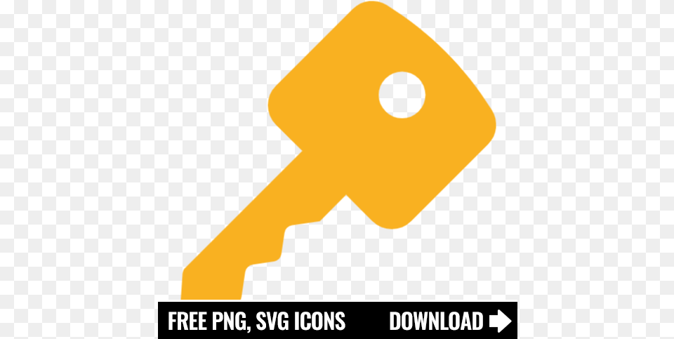 Golden Car Key Icon Symbol In Svg Format Png