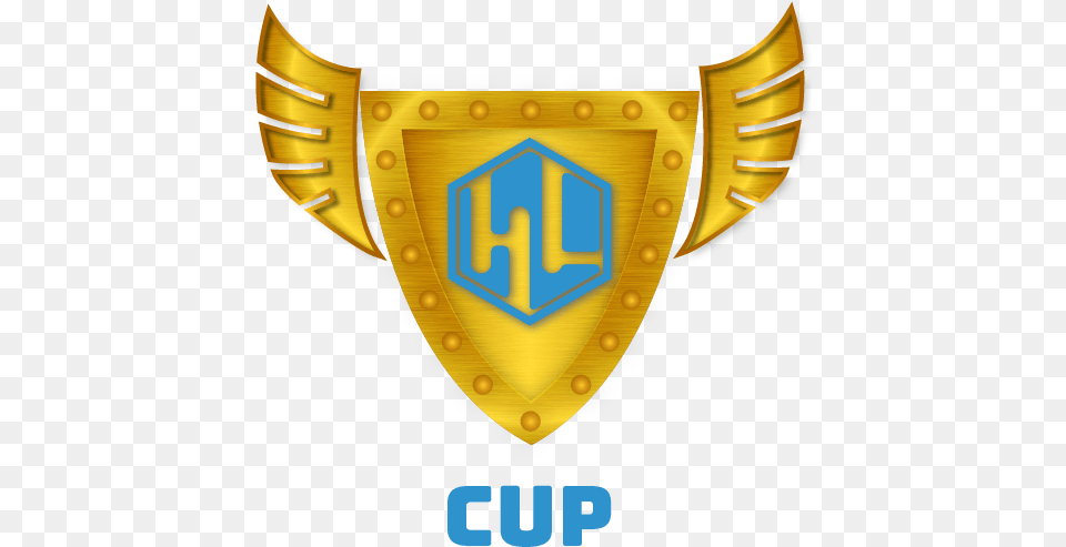 Golden Championship Playoffs Shield Cup Tournament Emblem, Logo, Badge, Symbol, Armor Free Png Download