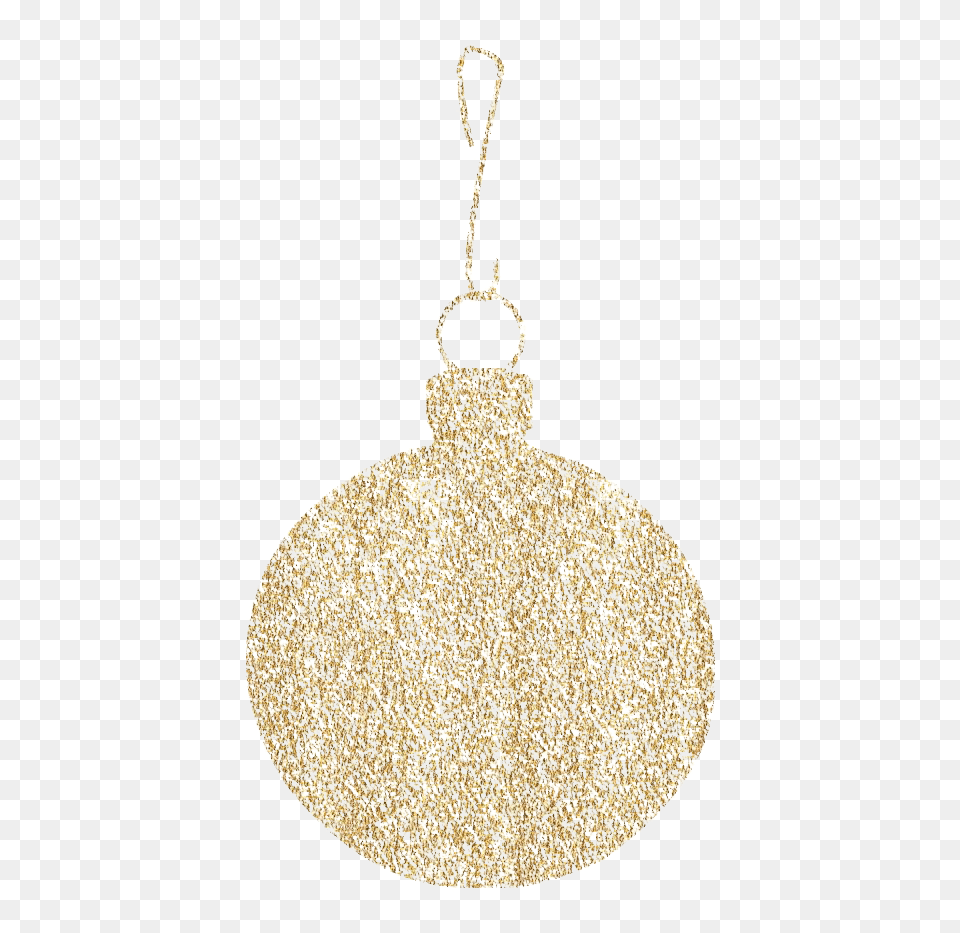 Golden Christmas Ball Image Locket, Accessories, Gold, Earring, Jewelry Free Png