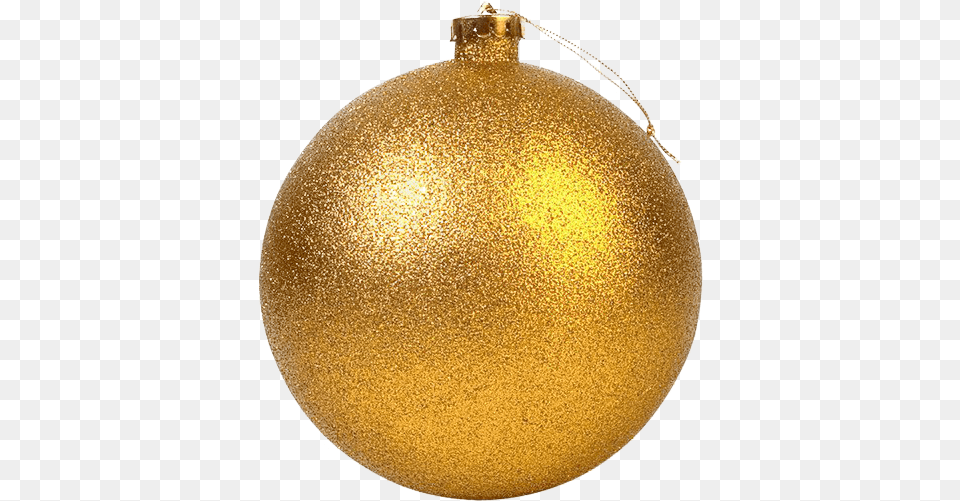 Golden Christmas Ball Photo Gold Christmas Ball, Ammunition, Grenade, Weapon, Accessories Free Png Download