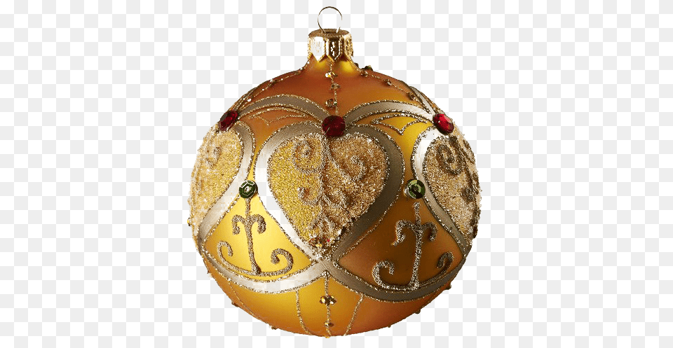 Golden Christmas Ball Photos Christmas Ornament, Accessories, Jewelry, Locket, Pendant Free Png Download