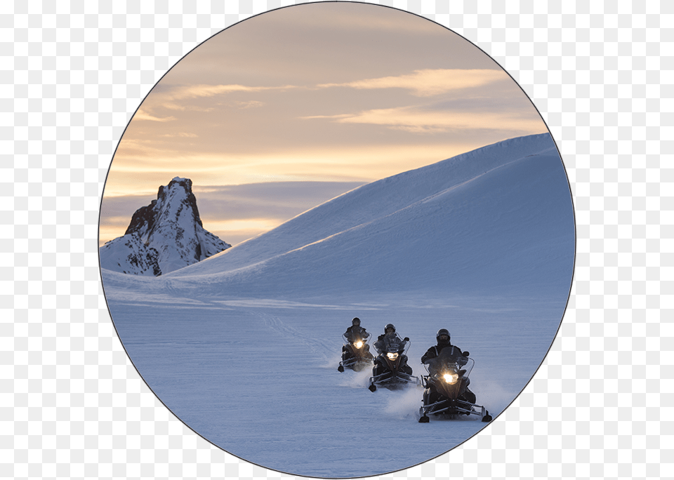 Golden Circle Amp Snowmobile Circle Image Langjkull, Outdoors, Nature, Snow, Person Free Transparent Png