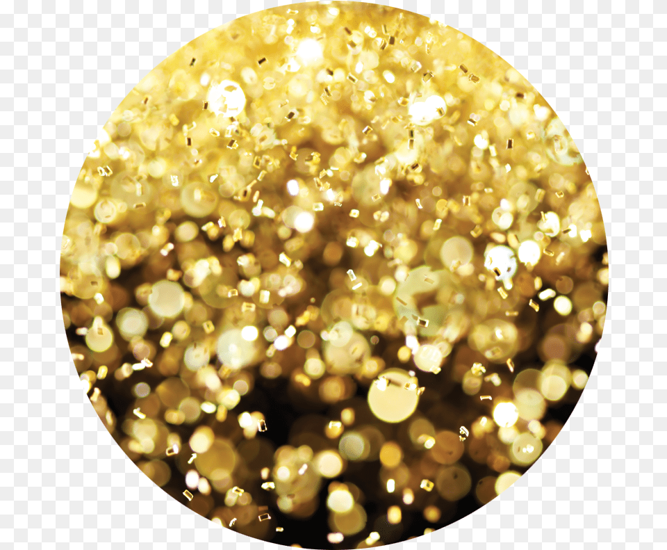 Golden Circle Gold Glitter Circle, Chandelier, Lamp Png Image