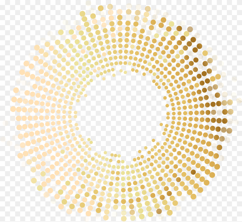 Golden Circle Vector Halftone Hd Image Gold Circle Vector, Accessories, Jewelry, Necklace, Chandelier Free Png