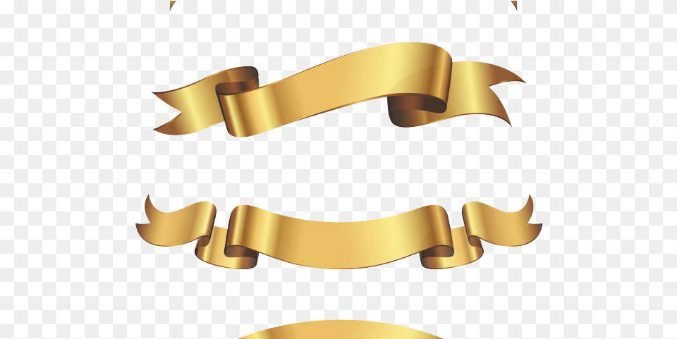 Golden Clipart Gold Ribbon Gold Ribbon Vector, Text, Smoke Pipe Png