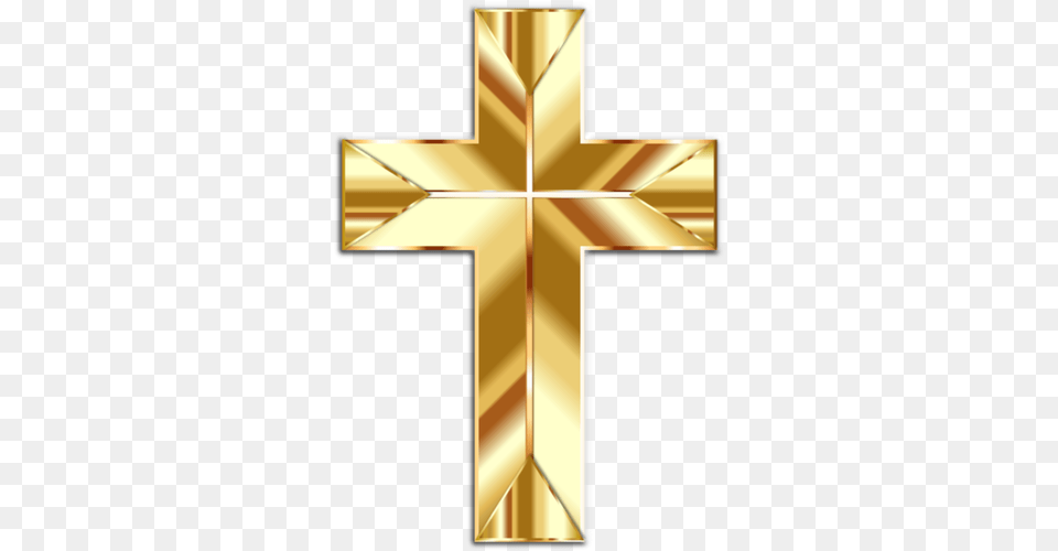 Golden Clipart Religious, Cross, Symbol, Crucifix Png