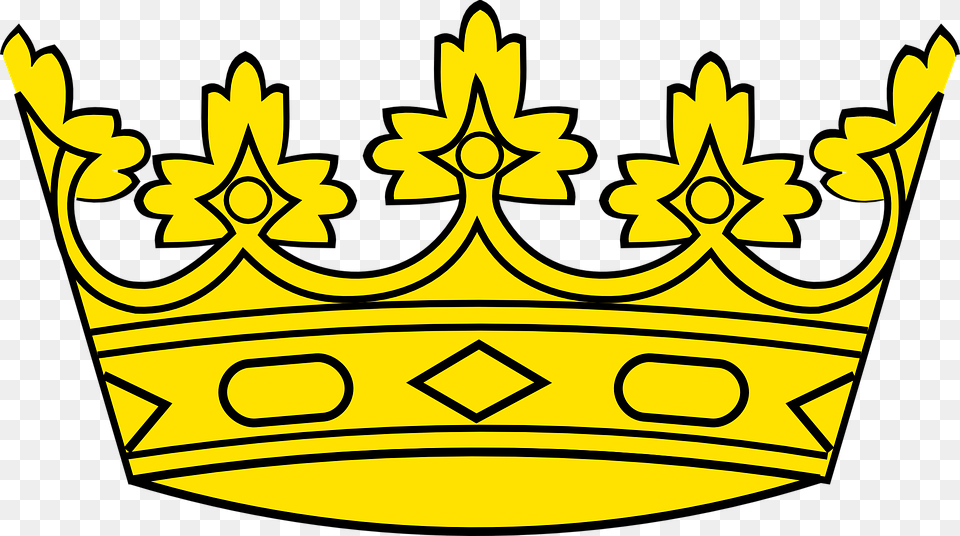 Golden Clipart Yellow Crown, Accessories, Jewelry Free Transparent Png