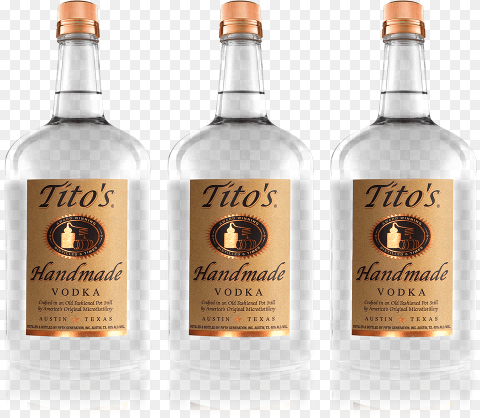 Golden Clover Pte Ltd Wholesale Trade Of Alcohol Singapore Tito39s Handmade 175 L, Beverage, Liquor, Bottle, Gin Free Png Download