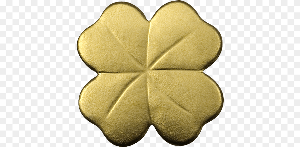 Golden Clover U2013 Cit Coin Invest Ag Gold Four Leaf Clover, Food, Sweets, Cream, Dessert Free Transparent Png