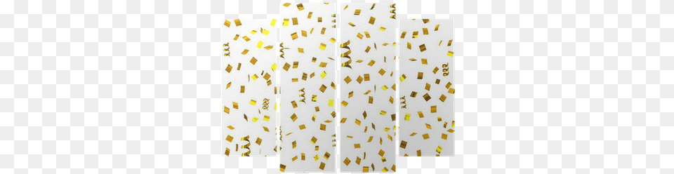Golden Confetti Quadriptych Pixers We Live To Pu39er Tea, Paper Free Transparent Png