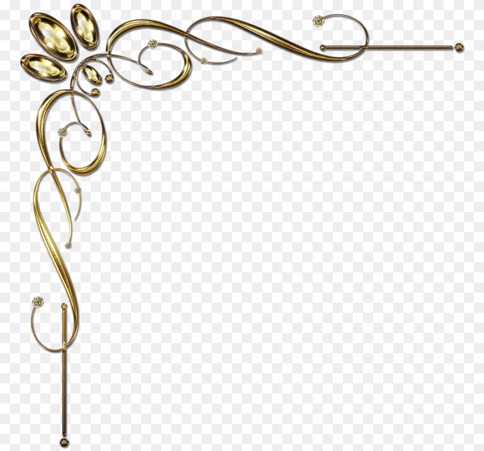 Golden Corner Ornament, Lamp, Accessories, Jewelry, Necklace Free Transparent Png