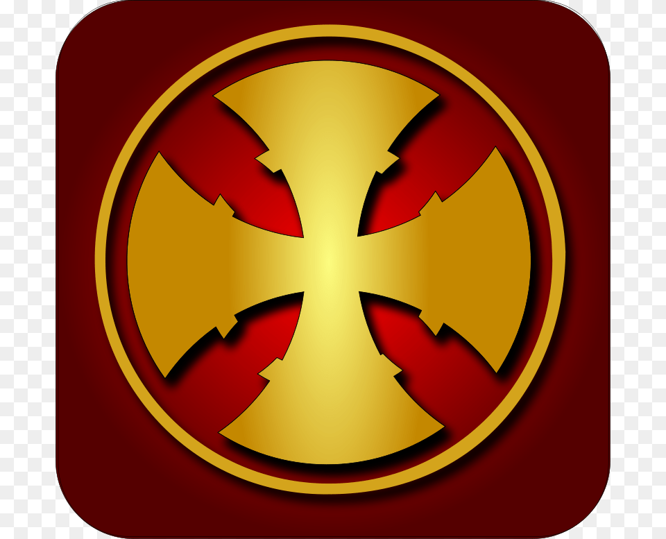 Golden Cross, Emblem, Symbol, Logo Free Png Download