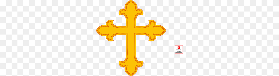 Golden Cross Clipart, Symbol Free Transparent Png