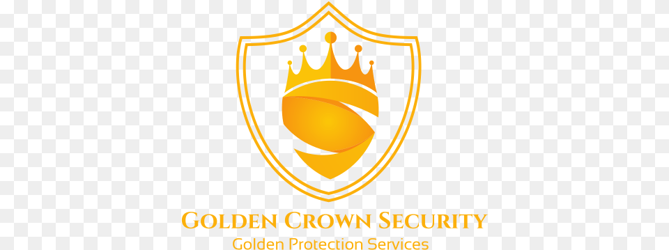 Golden Crown Security U2013 Protection Services Emblem, Logo, Symbol Free Png