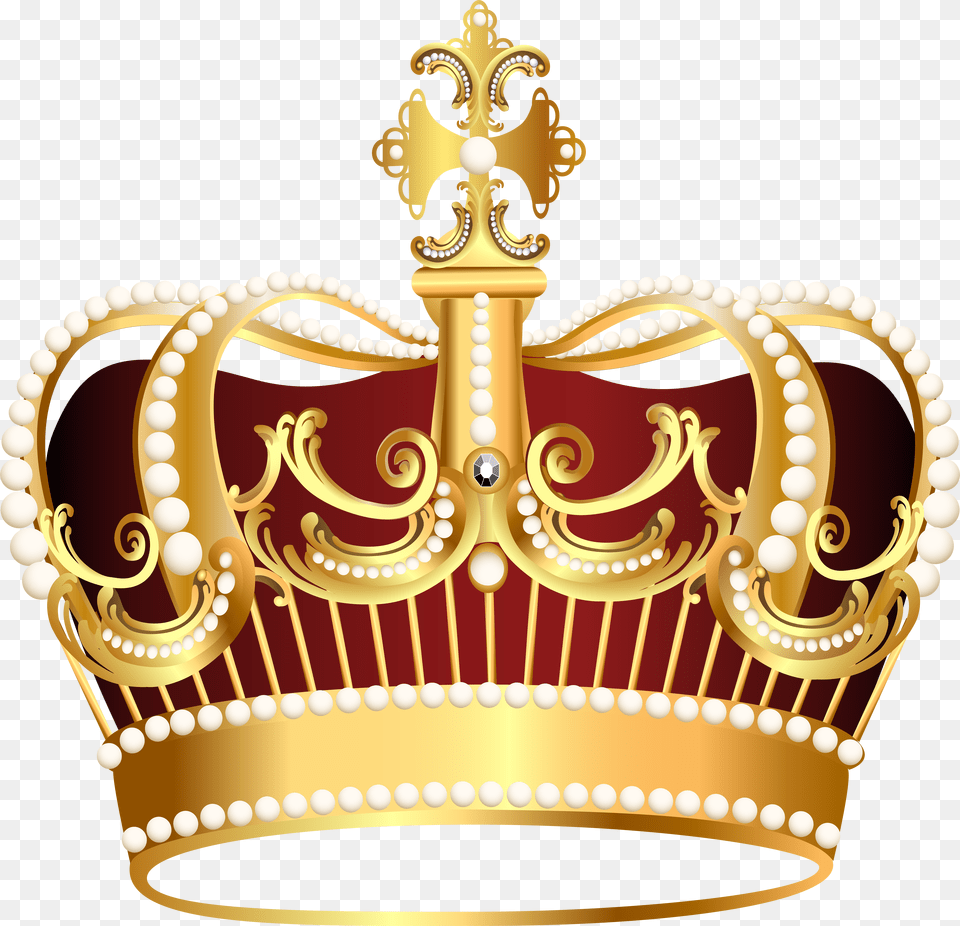 Golden Crown Transparent Clip Art Image King Png