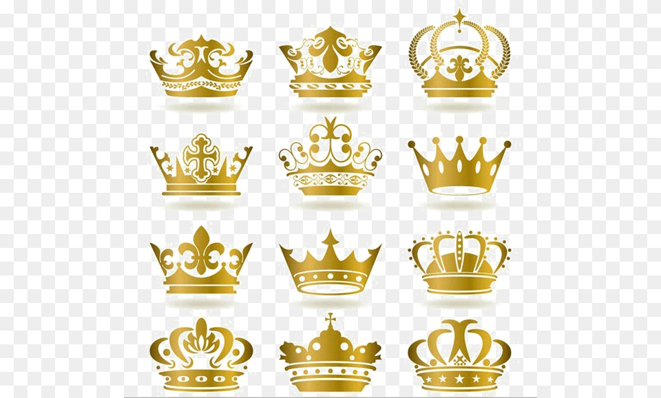 Golden Crown Image Golden Crown Crown Vector, Accessories, Jewelry Free Transparent Png
