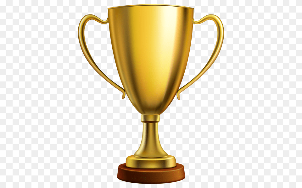 Golden Cup, Trophy, Smoke Pipe Free Png