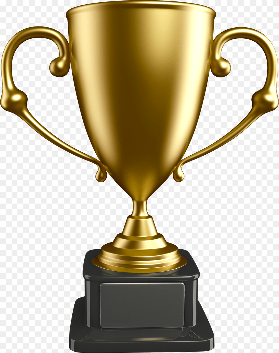 Golden Cup, Trophy, Smoke Pipe Free Transparent Png