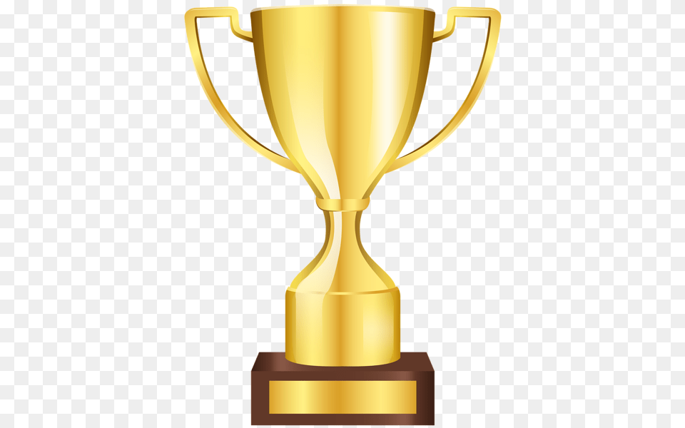 Golden Cup, Trophy, Smoke Pipe Png Image