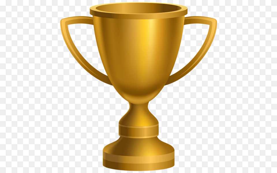 Golden Cup, Trophy, Smoke Pipe Png Image