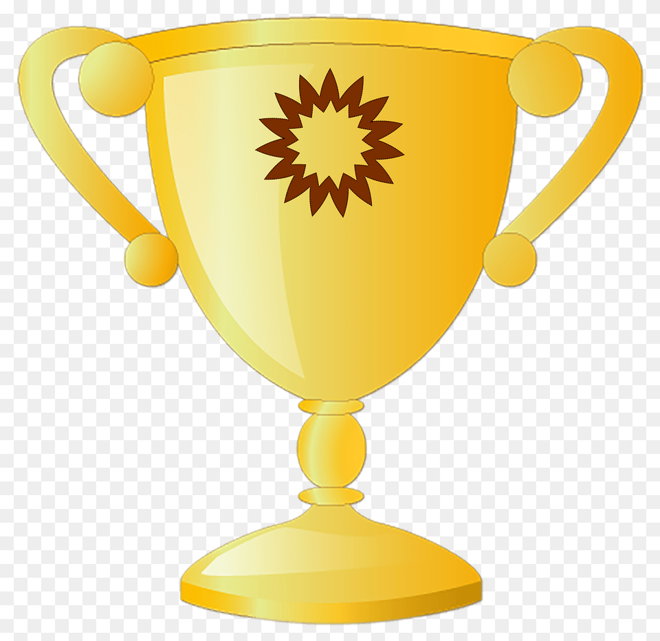 Golden Cup Clipart, Trophy Png