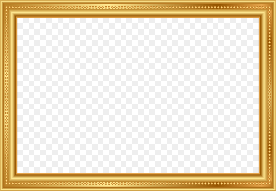 Golden Deco Frame Hd Photo Frame, Blackboard Free Png Download