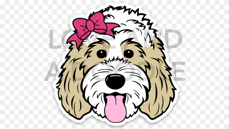 Golden Doodle Clip Art Goldendoodle Clip Art, Animal, Canine, Mammal, Face Png