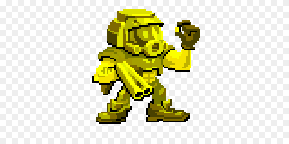 Golden Doomguy Png Image
