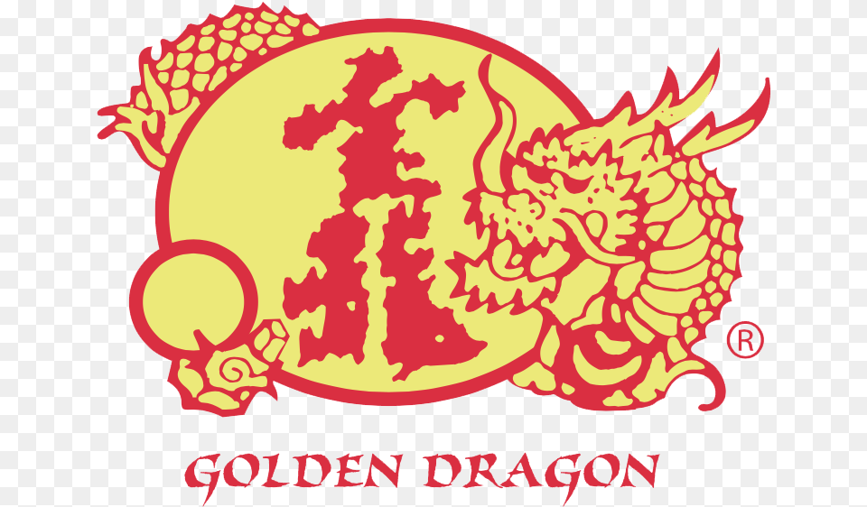 Golden Dragon Illustration Png
