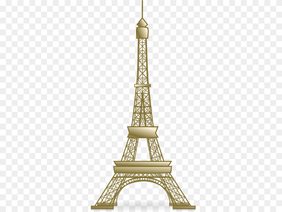 Golden Eiffel Tower, Lamp, Lighting Free Transparent Png