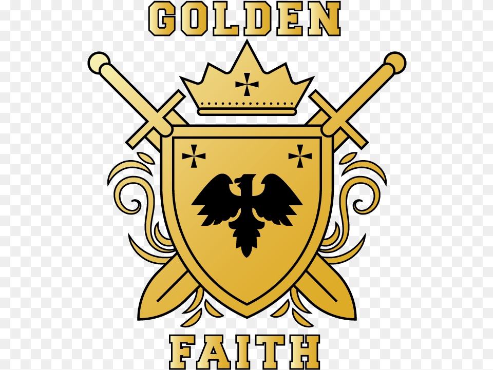 Golden Faith Full Timeout Emblem, Symbol, Dynamite, Weapon Free Png Download
