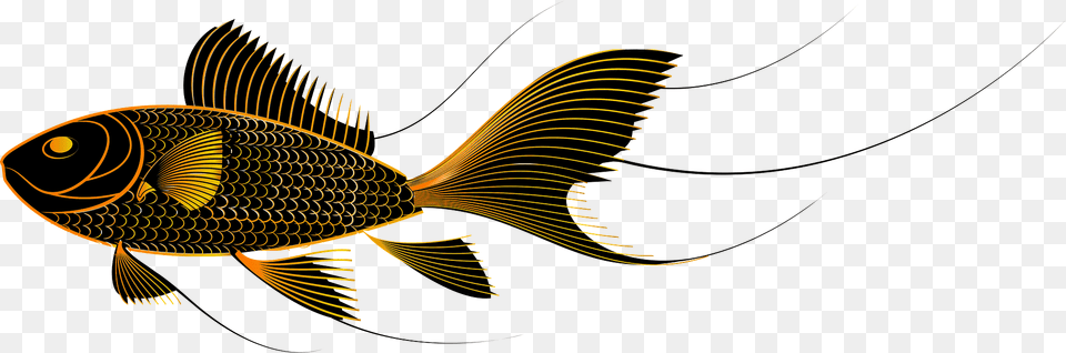Golden Fish Clipart, Animal, Sea Life Free Png