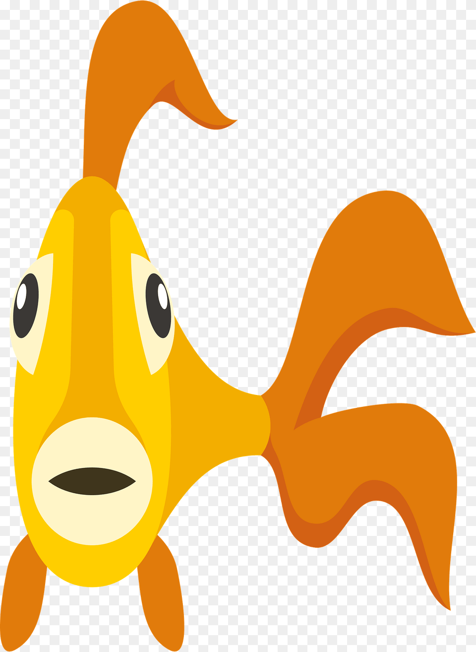 Golden Fish Clipart, Animal, Sea Life, Goldfish, Shark Free Png