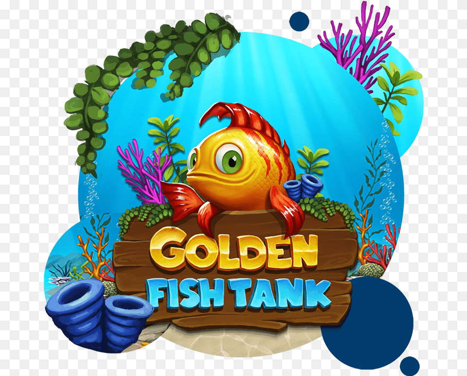 Golden Fish Tank Slot, Animal, Sea Life Png Image