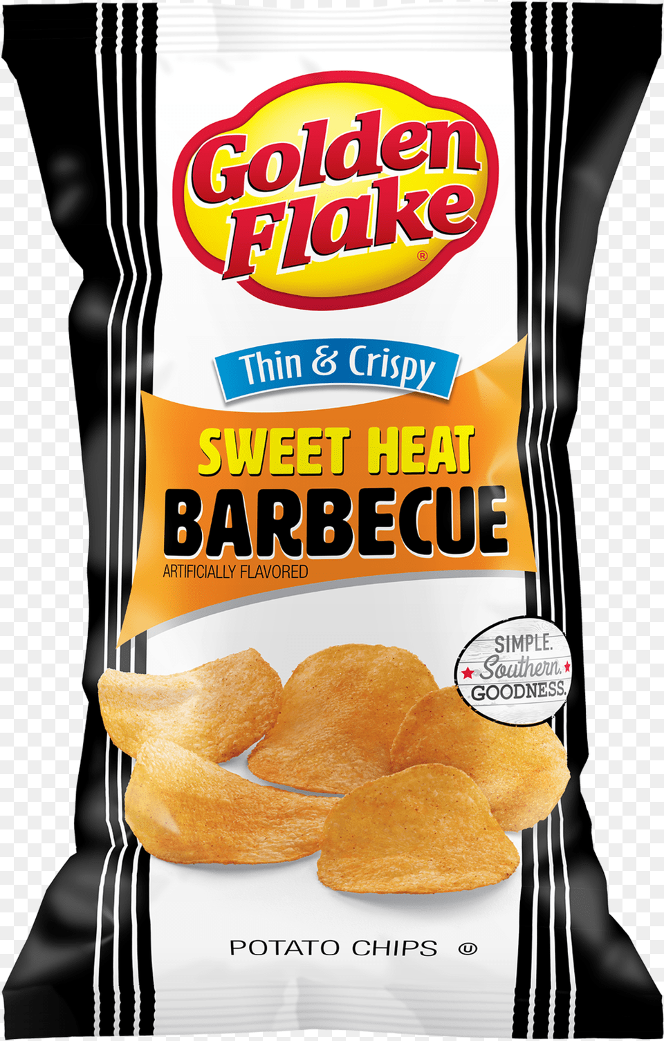 Golden Flake Thin Amp Crispy Potato Chips Sweet Heat Potato Chip, Food, Snack, Bread, Fried Chicken Free Transparent Png