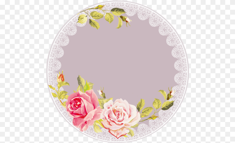Golden Flower, Rose, Plant, Plate, Pattern Png Image