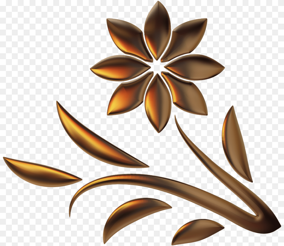 Golden Flower Transparent Background Flower Clipart, Pattern, Art, Floral Design, Graphics Free Png
