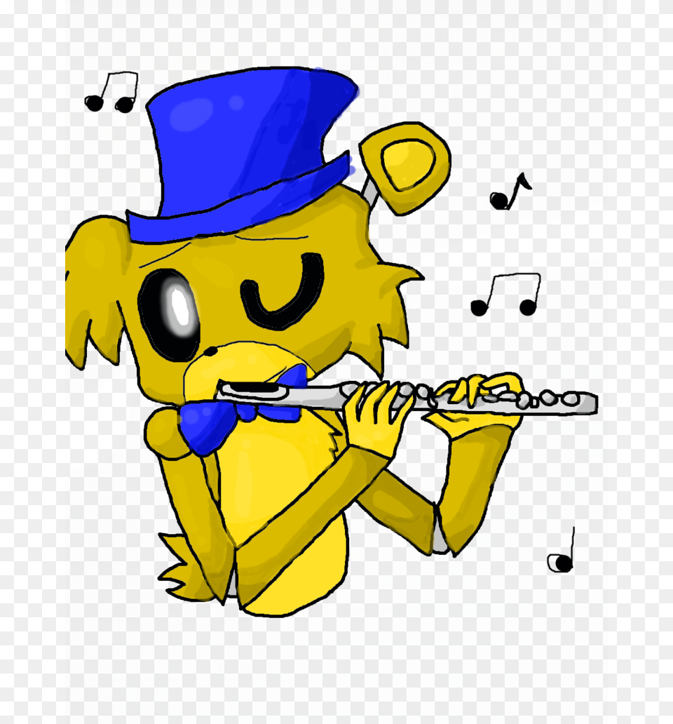 Golden Flute By Kirbygirl, Baby, Person, Musical Instrument Free Png Download