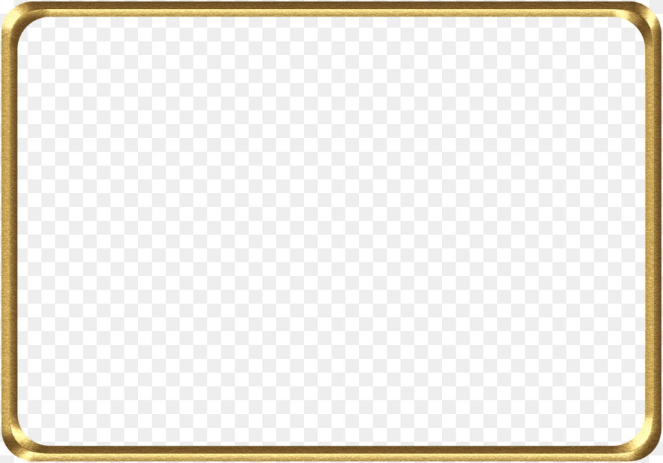 Golden Frame, Blackboard, Computer, Electronics, Laptop Free Png Download