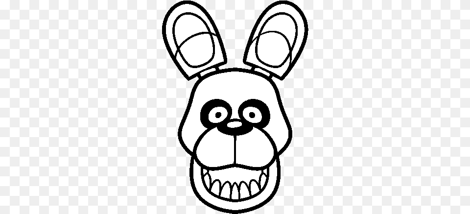 Golden Freddy From Five Nights At Freddy39s Coloring Imgenes De Five Nights At Freddy39s Para Colorear, Body Part, Mouth, Person, Teeth Png