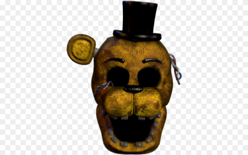 Golden Freddy Head Fnaf Withered Golden Freddy Head, Mask Free Transparent Png