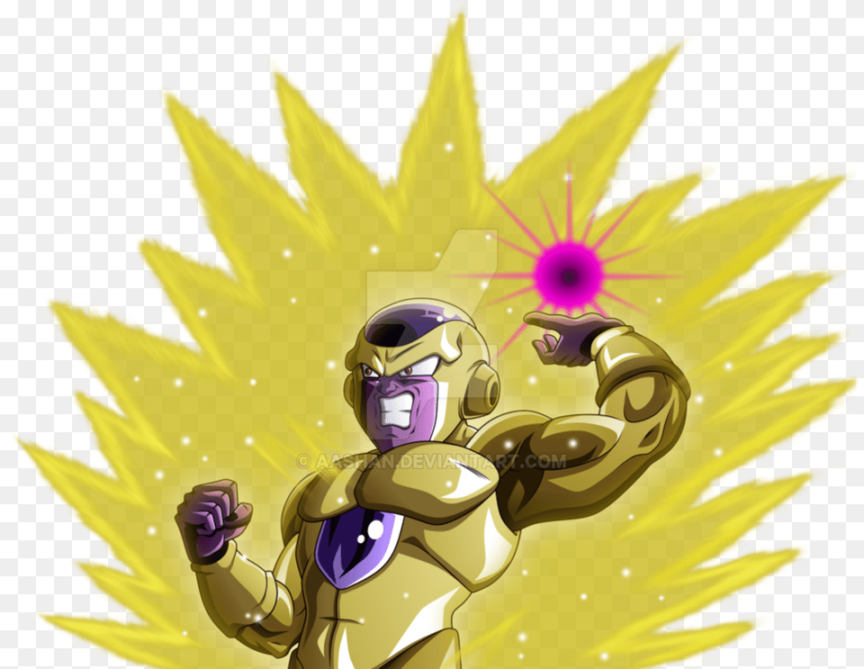 Golden Frieza, Art, Graphics, Book, Comics Free Png