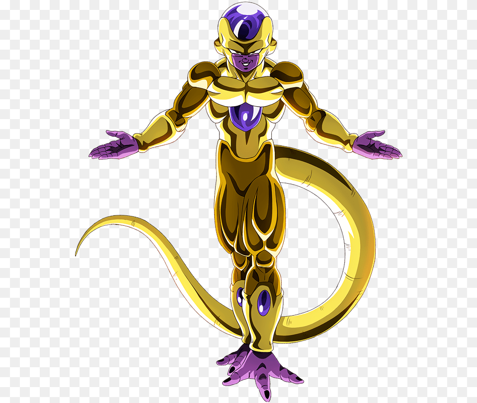 Golden Frieza, Purple, Person, Face, Head Free Png Download