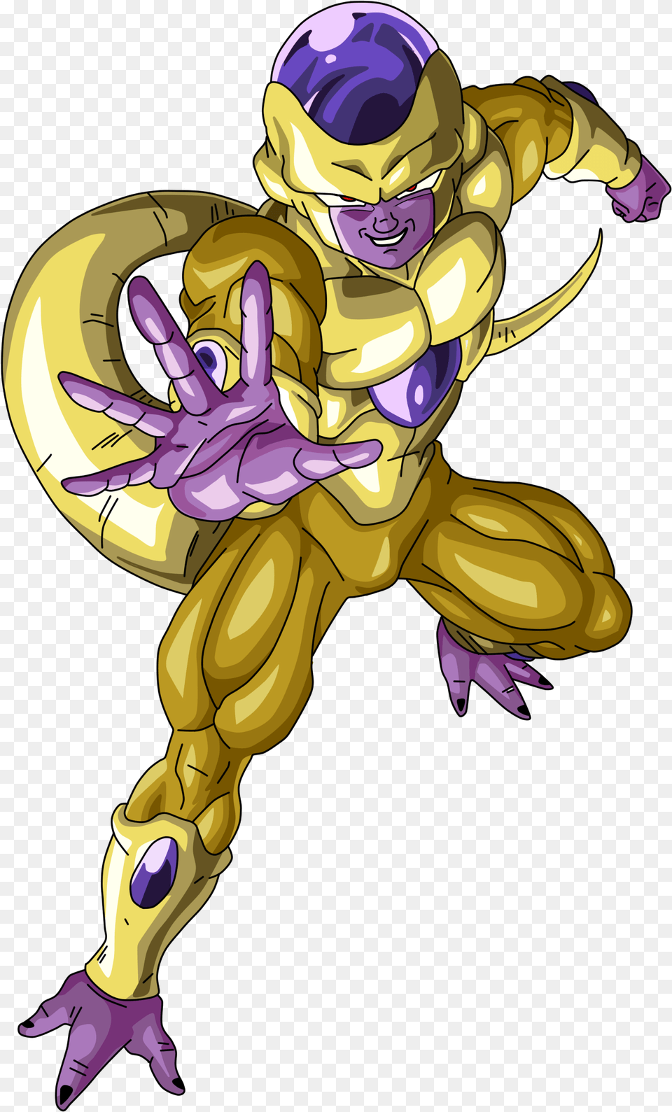 Golden Frieza By Alexiscabo1 Final Form Golden Frieza, Book, Comics, Publication, Purple Png Image