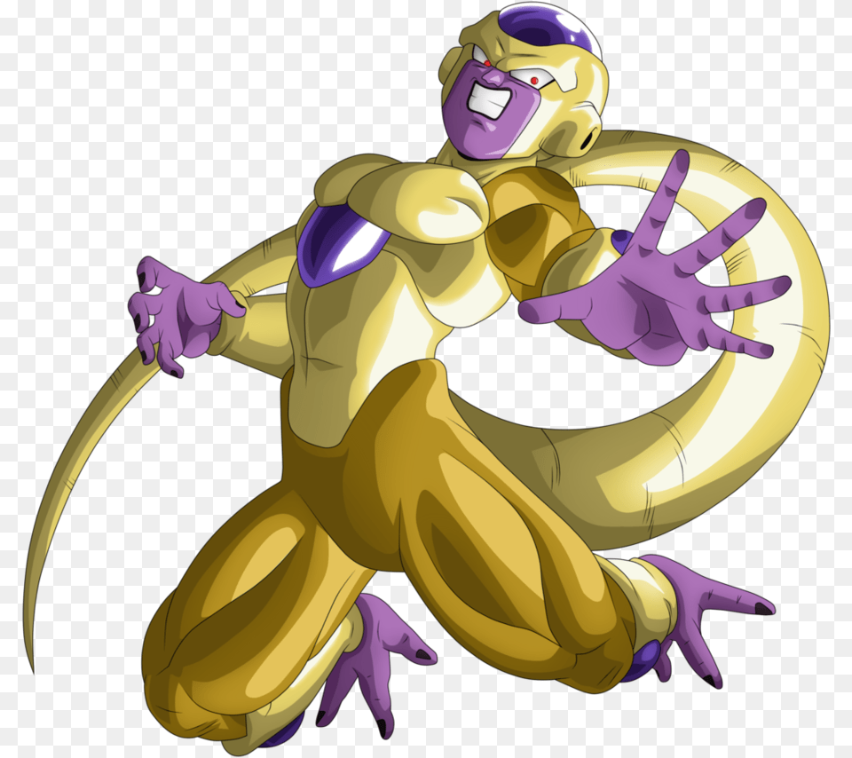 Golden Frieza Dragon Ball Z Frieza Gold Form, Helmet, Purple, Baby, Person Png Image