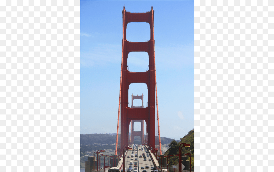 Golden Gate Bridge, Car, Transportation, Vehicle, Road Png Image